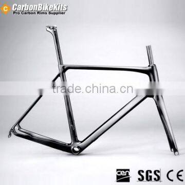 2016 CarbonBikeKits Latest High Quality Carbon Fiber 840g Super Light Weight Carbon Frame Carbon Road Bicycle CFM182