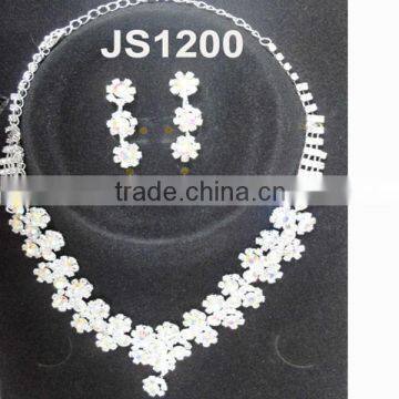 Fashion Wedding Bridal Crystal Avenue Necklace Jewelry Set photo-2