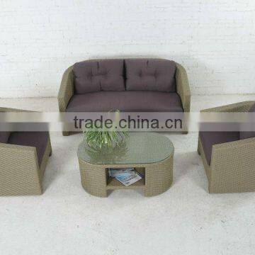 Handmade Aluminum Frame Wicker Rattan Outdoor Furniture sofa set