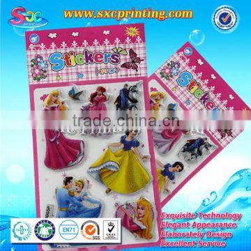 Cute cartoon character sticker , cartoon puffy sticker