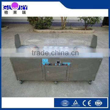 Stainless steel defrosting function fried ice cream roll machine