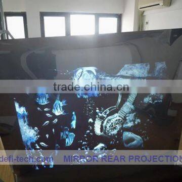 DEFI best price 63square meter(1.27m*49.77m) white front projection films stick on glass