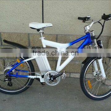 top grade lithium battery 26" alloy electric mountain bicycle