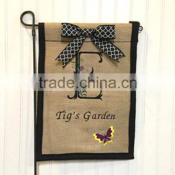 Cheap Burlap Garden Flags Decorative Outdoor Flags photo-4