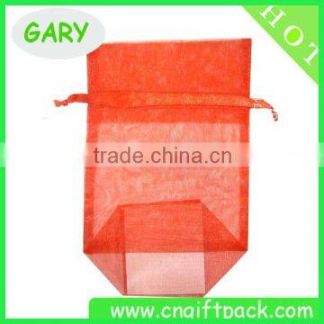 White Cosmetic Drawstring Organza Bag photo-4