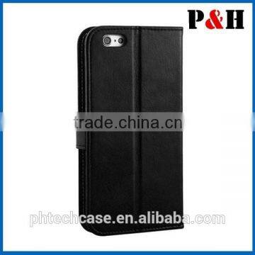 Wallet Leather Mobile Phone Case for Iphone 6 Plus With Credit Card Slot Phone Leather Case photo-4