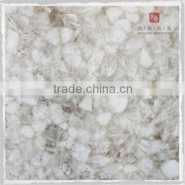 Natural white crystal semi-precious stone clear quartz stone