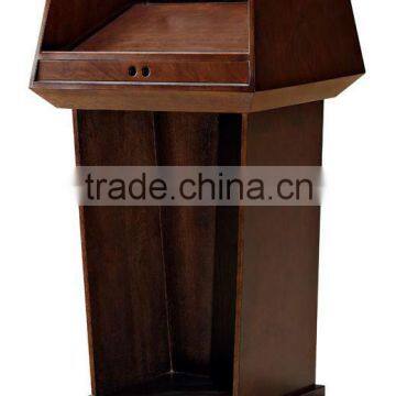 antique wooden reception podium/lecture podium/church podium FOH-Y01B