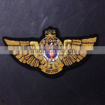 Royal brunei air force military fighter pilot wings brevet insignia badge wing