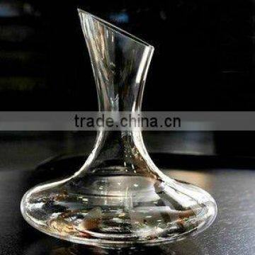 21cmDx22cmH clear cheap glass whisky decanter