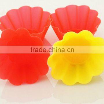 Flower shape silicone baking mold cake decoration