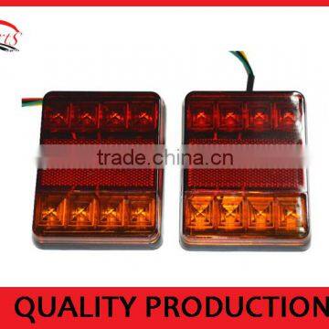 12V/24V universal 8 LED motorcycle tail lamp