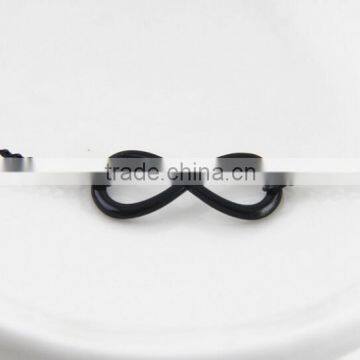 New Charm Women Lucky 8 Infinity Alloy Bangle Charm Simple Chain Bracelet photo-4