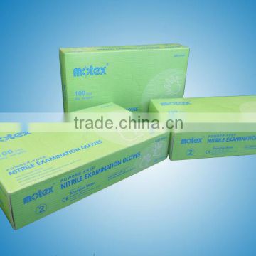 Motex Powder free Nitrile Examination Gloves