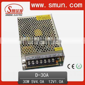 30W Dual Output 5V 4A/12V 1A Switching Power Supply D-30A