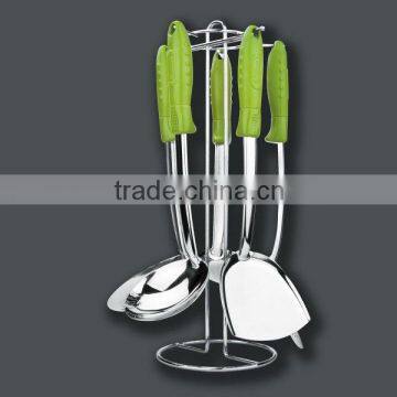 Cheap price plastic handle hanging cooking set