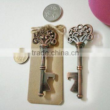 Vintage Key Bottle Opener with Bronze Finish