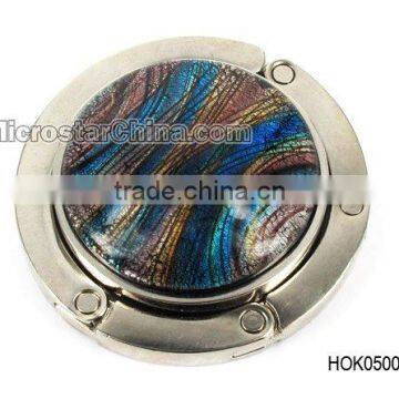 In stock Murano glass bag hook, purse hook, handbag hanger