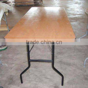 Cheap 6FT Event Plywood Table Folding Banquet Tables Wholesale photo-4