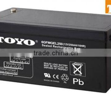 12V250AH AGM SLA VRLA UPS Gel Battery