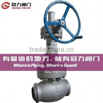 WCB Welded bevel gear globe valve