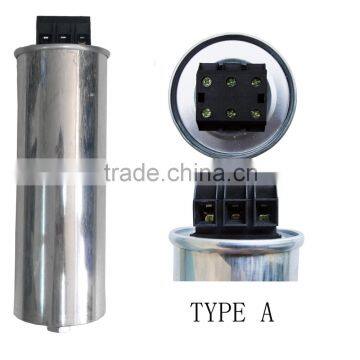 Low voltage Cylindrical shunt Self-healing Power Capacitor