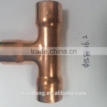 T Branch Copper Pipes Fittings for Air Conditional photo-4