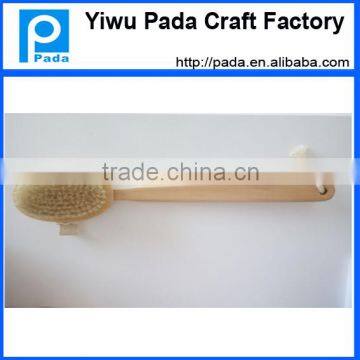 Natural Dry Body Brush & Brush for Dry Brushing With Long Detachable Handle and Boar Bristles - Exfoliate Skin photo-2
