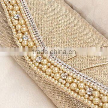 Ladies Beaded Evening Clutch Bag Party Bag photo-3