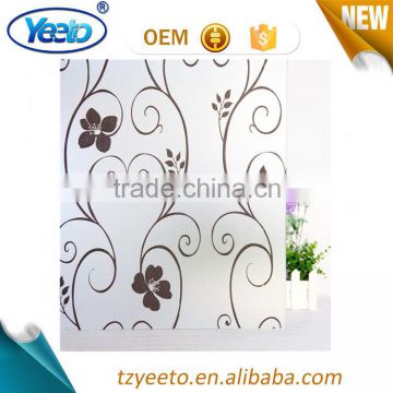 Washroom Privacy Color Printing Hot Sale PVC Self Adhesive Window Glass Film