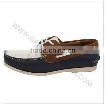 Good quality laser cut men casual boat shoes