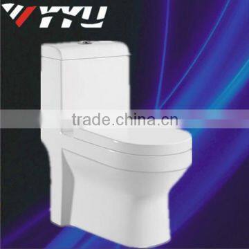 wc toilet one piece toilets ceramic bathroom washdown s-trap 250/300mm 4 inches alibaba supplier toilet factory Y8003