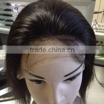 100 percent indian remy human hair lace wig peruvian hair lace wig indian hair full lace wig