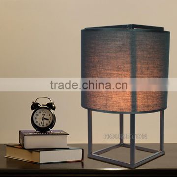 Modern hotel black fabric led resterurant table lamp,Black fabric led resterurant table lamp,Led resterurant table lamp T3028