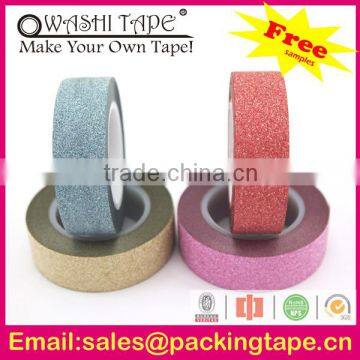 christmas glitter ribbon tape for decoration