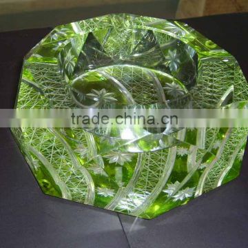 Beautiful cheap crystal ashtry for gift and home decoration CA-006