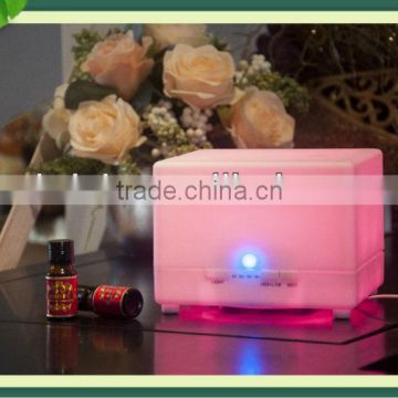 700ml water cube shape 12 colors LED manual aroma diffuser air humidifier used in office house