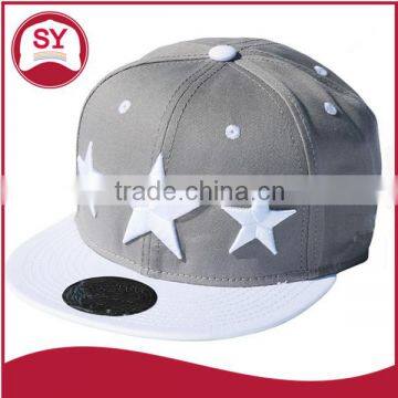 3D embroidery logo 6 panel sports snapback cap / simple snapback cap