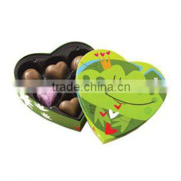 Valentine's day gift box for chocolate wholesale heart shaped box