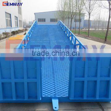 China hydraulic container loading dock ramp lift for warehouse