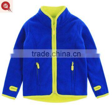 2016 fashion high quality kid fleece sweater bulk, baby fleece jacket customized