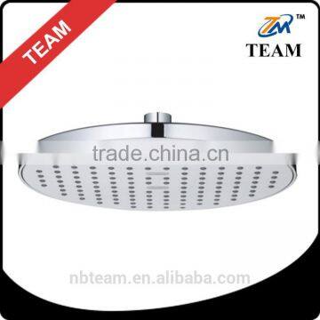 TM-3006 Ningbo 100% ABS plastic chrome 8inch top over rainfall bathroom design rain shower head