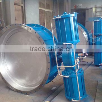 dn1500 pneumatic actuator butterfly valve