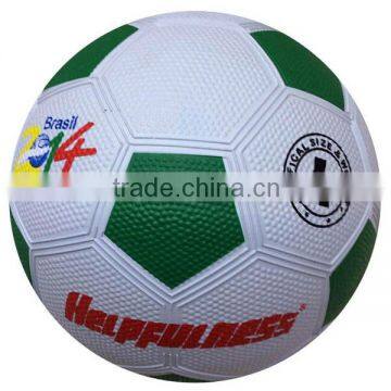2014 hot sale mini rubber soccer ball