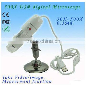 CE/FCC/RoHS 500 USB digital microscope