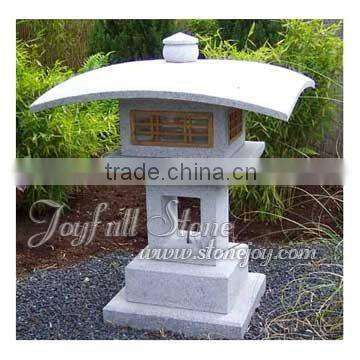 Kanjuji Japanese Garden Granite Lanterns