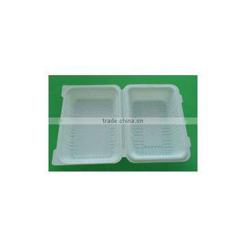 biodegradable disposable lunch box, clamshell bento