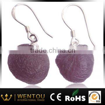 Precious jewelry made with natural seeds xinjiang agate natural stone jewelry