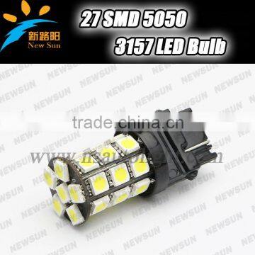 27 SMD 3157 LED auto light, 5 colors provide 3157 3057 3047 Car Back up Light Parking Turn Signal Reverse light replacement led