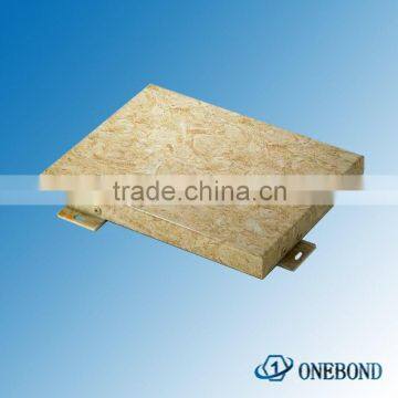 Imitation stone aluminum solid panel